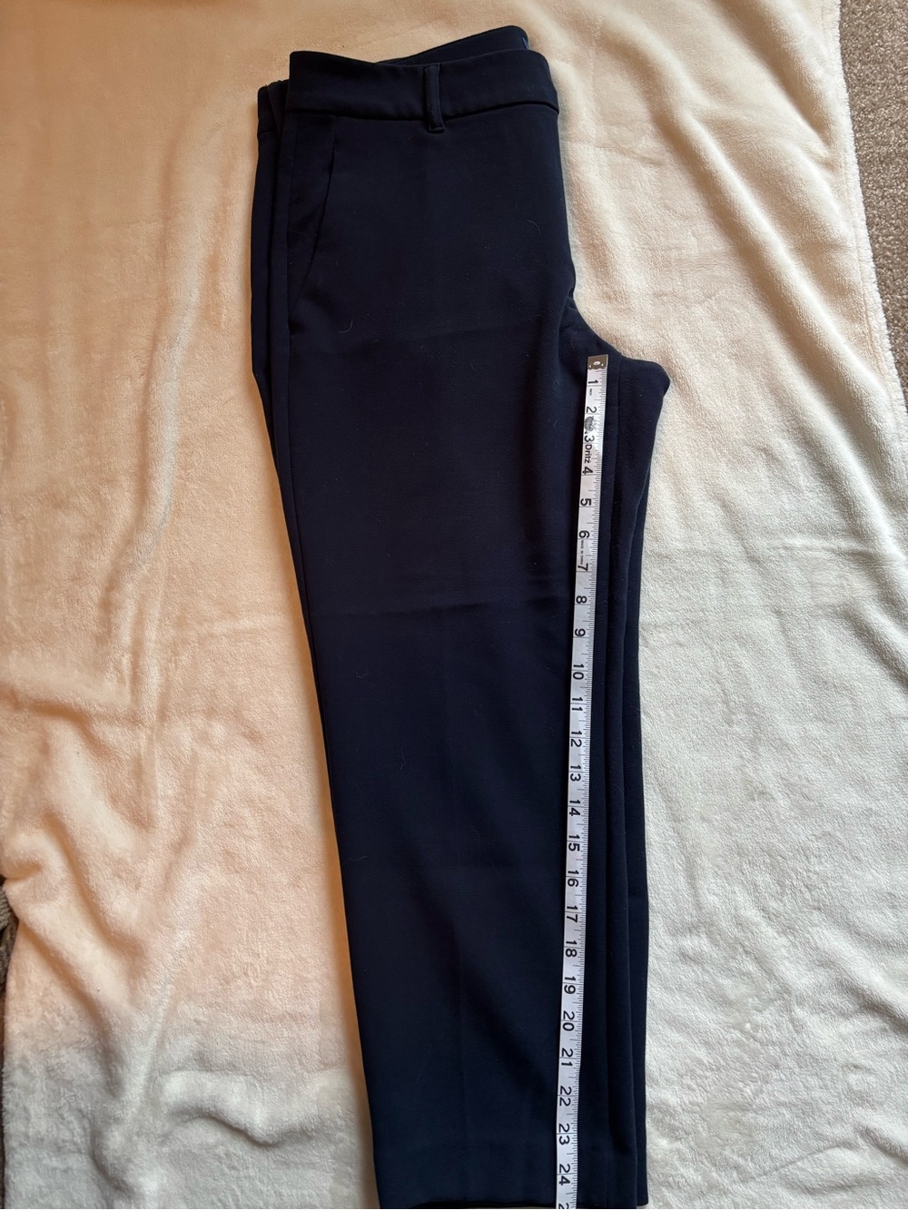 Old Navy Navy Mid-Rise Harper Pants